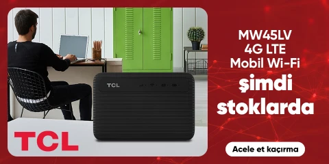 TCL MW45LV 4G LTE Mobil Wi-Fi Modem Router Hepsiburada Stoklarında!