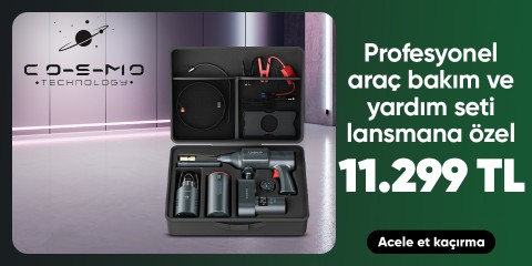 Cosmo Technology Profesyonel Araç Bakım ve Yardım Seti Lansmana Özel 11.299 TL