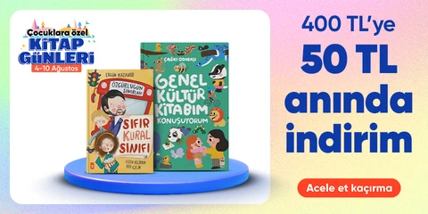 Çocuk kitaplarında  400 TL'ye 50 TL anında indirim