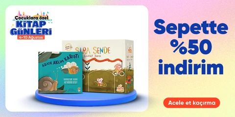 Çocuk kitaplarında  sepette %50 indirim