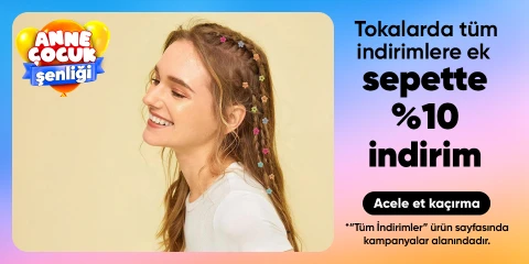 Tokalarda Sepette %10 indirim