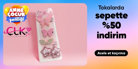 Çlk Accessories Tokalarda Sepette %50 İndirim