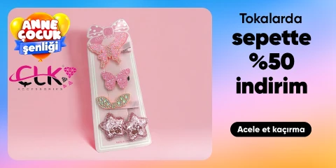 Çlk Accessories Tokalarda Sepette %50 İndirim