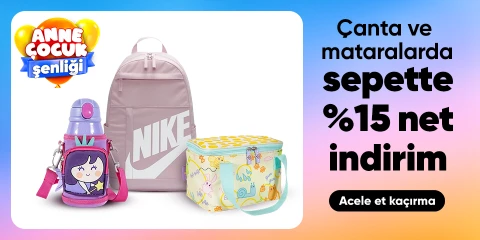 Çanta ve Mataralarda Sepette Net %15 İndirim