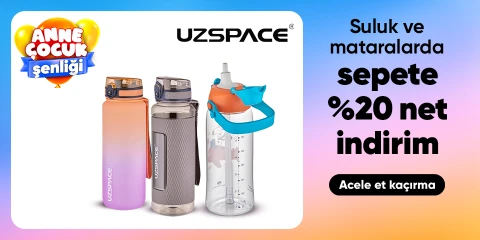 Uzspace Suluk ve Mataralarda Sepette %20 Net İndirim