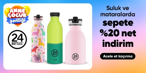 24 Bottles Suluk ve Mataralarda Sepette %20 İndirim!