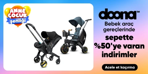 Doona Bebek Araç Gereçlerinde Sepette %50'ye Varan İndirim
