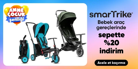 Smartrike Bebek Araç Gereçlerinde Sepette %20'a Varan İndirim