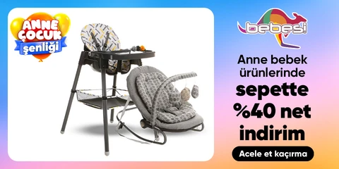 Bebesi Anne Bebek Ürünlerinde Sepette Net %40 İndirim
