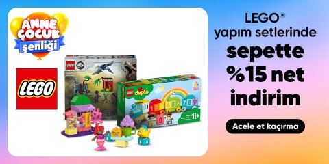 LEGO® Yapım Setlerinde 	Sepette Net %15 İndirim