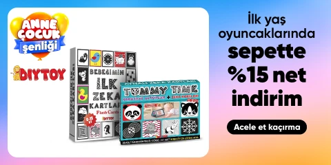 Diytoy İlk Yaş Oyuncaklarında Sepette Net %15 İndirim