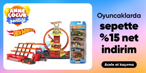 Seçili Hot Wheels Markalı Oyuncaklarda Sepette Net %15 İndirim
