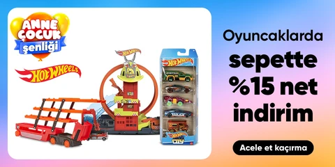 Seçili Hot Wheels Markalı Oyuncaklarda Sepette Net %15 İndirim