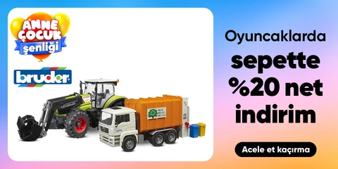 Bruder Markalı Oyuncaklarda Sepette Net %20 İndirim!