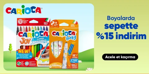 Carioca Boyalarda  Sepette %15 İndirim