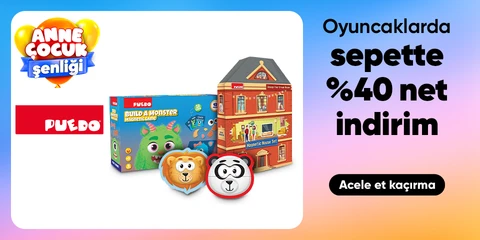Puedo Markalı Oyuncaklarda Sepette Net %40 İndirim