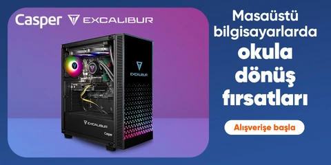 Excalibur Masaüstü Bilgisayarlarda Okula Dönüş Fırsatları