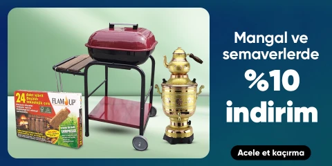 mangal ve semaver %10 indirim
