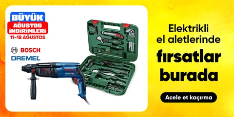 Elektrikli el aletlerinde  fırsatlar burada
