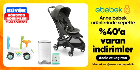 ebebek mağazasında Sepette %40'a Varan İndirimler