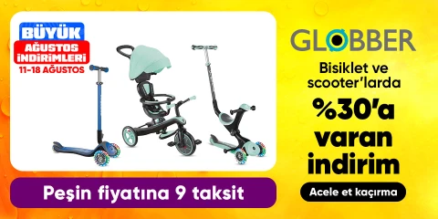 Globber Bisiklet ve Scooterlarda  %30'a varan İndirim