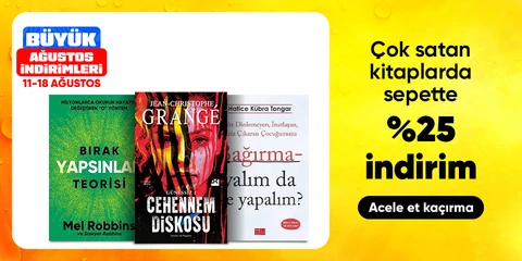 Çok satan kitaplarda  sepette %25 indirim
