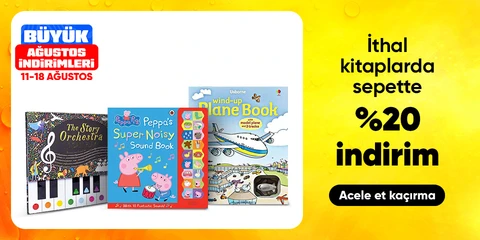 İthal kitaplarda  sepette %20 indirim