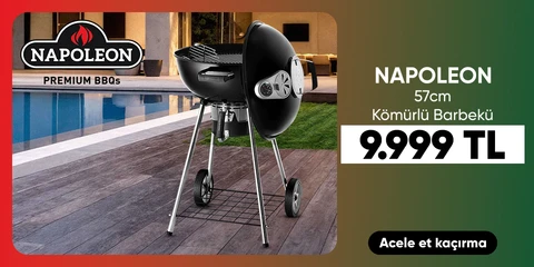 Napoleon Nk22k-Leg Kömürlü Barbekü | Kömürlü Mangal 57cm 9.999 TL