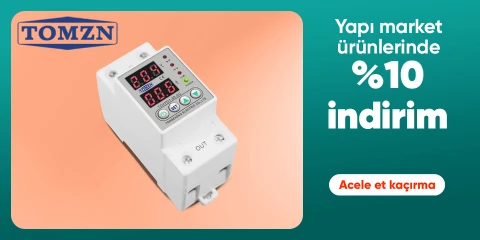 Tomzn Markalı yapı market Ürünlerinde %10 İndirim