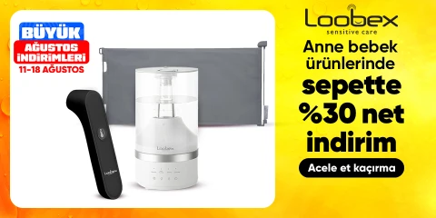 Loobex Anne Bebek Ürünlerinde Sepette Net %30 İndirim