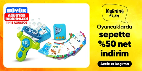 Learning Fun Oyuncaklarda Sepette Net %50 İndirim