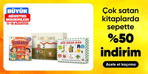 Çok satan kitaplarda sepette %50 indirim