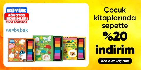 Çocuk kitaplarında sepette %20 indirim