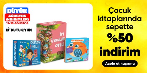 Çocuk kitaplarında sepette %50 indirim