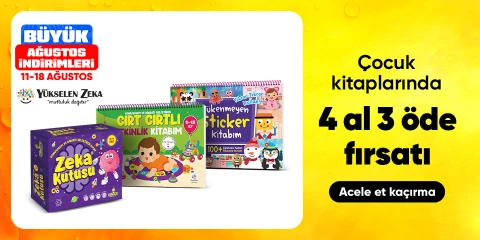 Çocuk kitaplarında 4 al 3 öde fırsatı