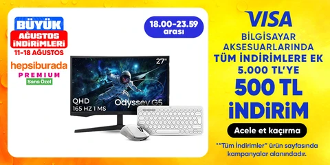5000 TL'ye 500 TL İndirim