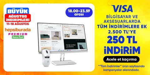 2.500 TL'ye 250 TL indirim