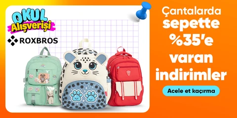 Çantalarda sepette %35’e varan indirim