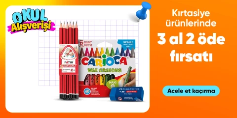Kırtasiye ürünlerinde 3 al 2 öde fırsatı