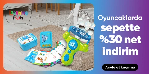 Learning Fun Markalı OyuncaklardaSepette Net %30 İndirim