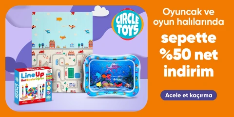 Circle Toys Oyuncak ve Oyun Halılarında Sepette Net %50 İndirim!