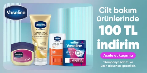 Cilt bakım ürünlerinde  100 TL indirim