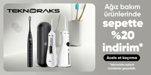 Ağız bakım ürünlerinde  sepette %20 indirim