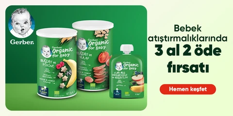 Gerber Bebek Atıştırmalıklarında 3 Al 2 Öde Fırsatı