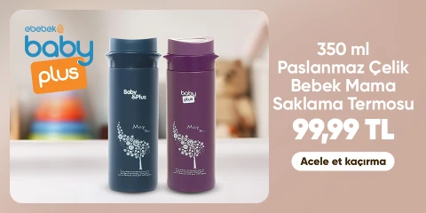 Baby Plus Paslanmaz Çelik Bebek Mama Saklama Termosu 350 ml 99.99 TL
