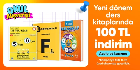Yeni dönem ders kitaplarında 100 TL indirim
