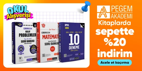 Kitaplarda sepette %20 indirim