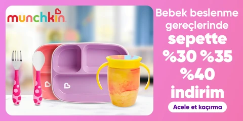 Munchkin Bebek Beslenme Gereçlerinde Sepette %30-35-40 İndirim