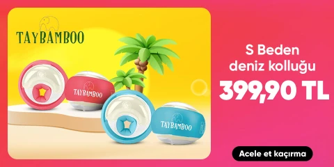 Taybamboo Classics Small Beden 1-5 Yaş Yüzme Yardımcısı Kolluk Deniz Kolluk Çocuk Kolluk Yüzme Kolluk 399.90TL