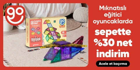 Go Magna-Tiles Manyetik Yapı Blokları Original - Mıknatıslı Eğitici Oyuncaklarda Sepette Net %30 İndirim!
